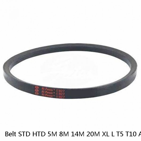 Belt STD HTD 5M 8M 14M 20M XL L T5 T10 AT5 AT10 AT20 H XH Polyurethane Timing Belt With Any Cleats