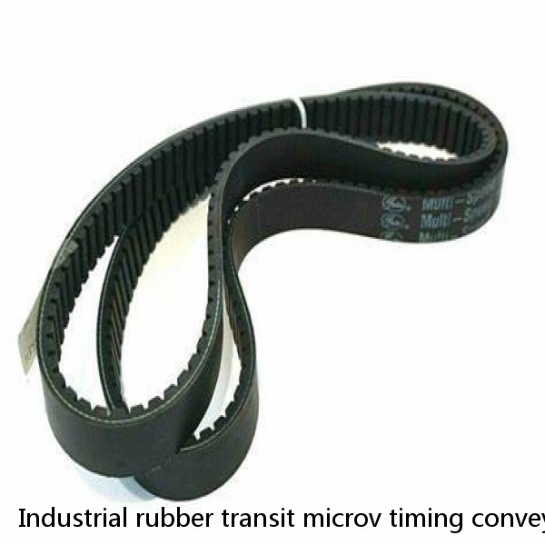 Industrial rubber transit microv timing conveyor belts for Gates polychain belt 14MGT