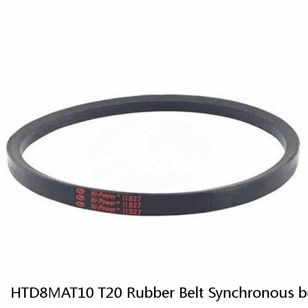 HTD8MAT10 T20 Rubber Belt Synchronous belt Manufacturer Industrial Timing Belts With Rubber