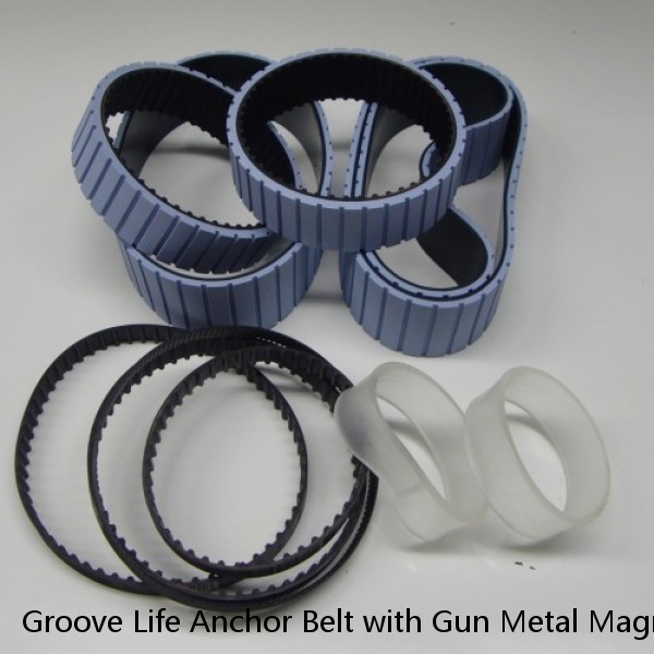 Groove Life Anchor Belt with Gun Metal Magnetic Buckle B1-020-OS NEW!