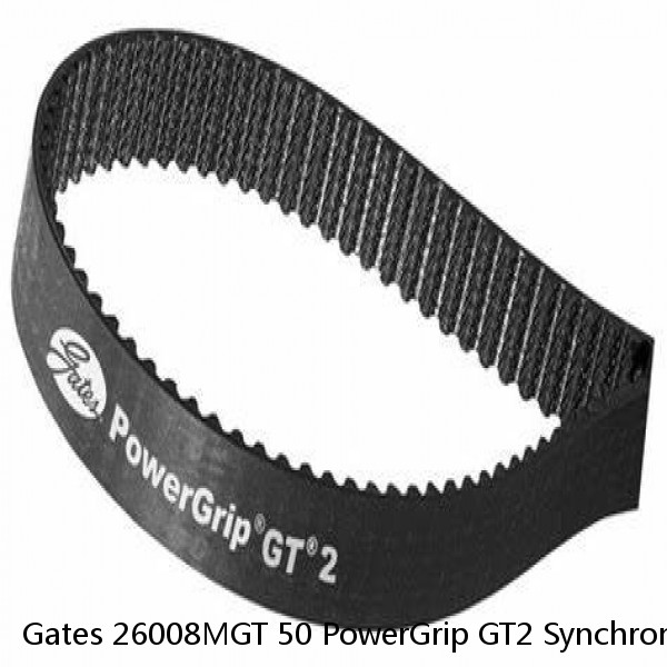 Gates 26008MGT 50 PowerGrip GT2 Synchronous Belt 2600mm L x 50mm W 325 Teeth