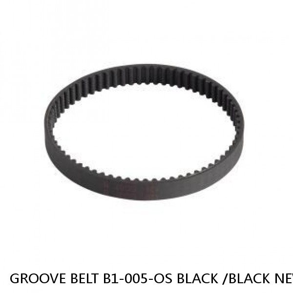 GROOVE BELT B1-005-OS BLACK /BLACK NEW  #1 image